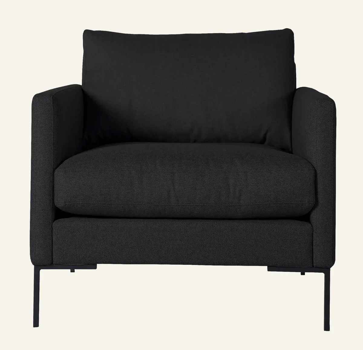 Sofia loungestol svart