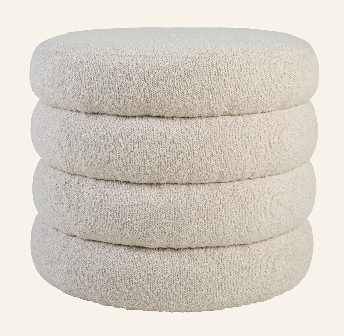 Connie puff lys beige