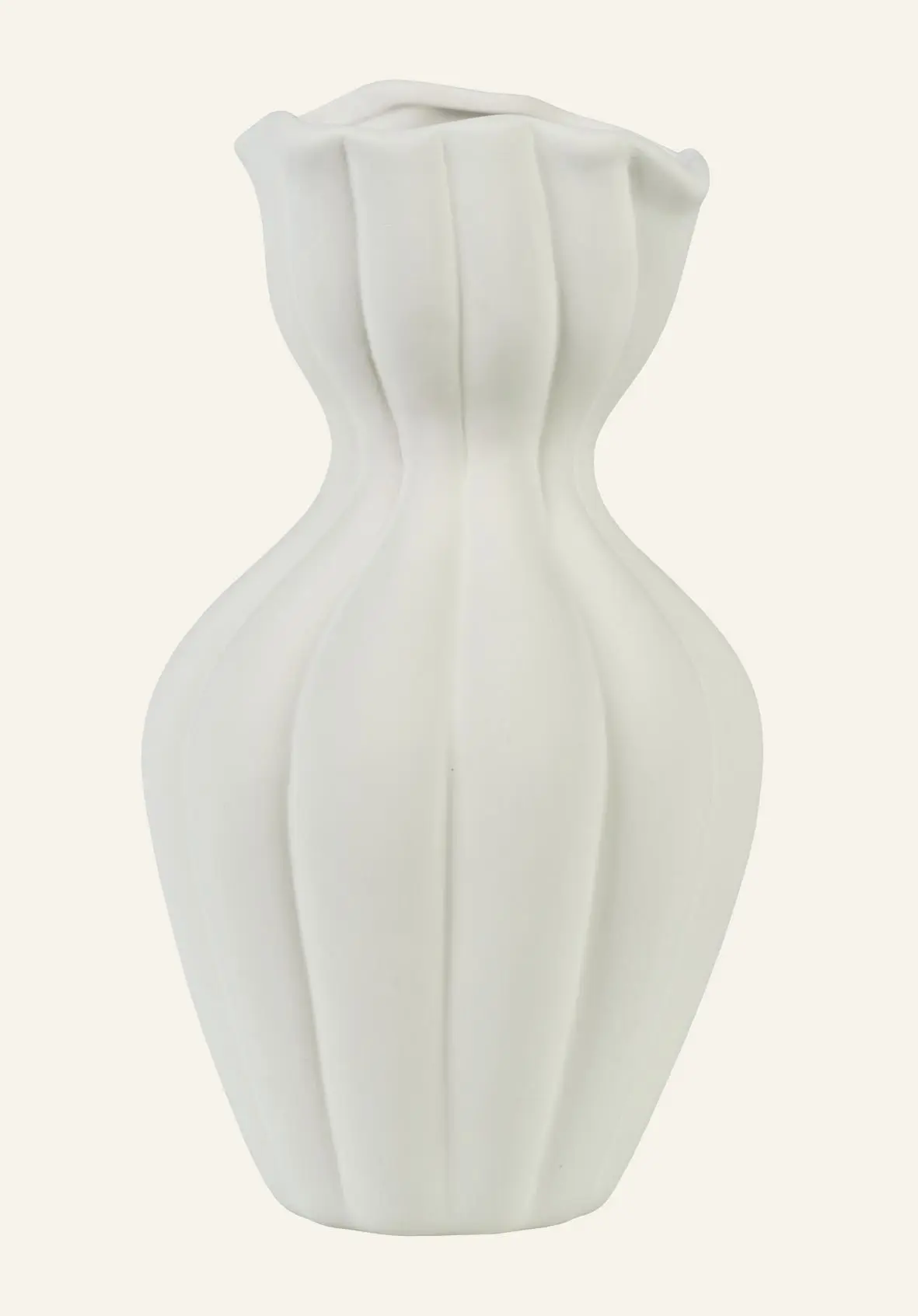 Dominica vase offwhite