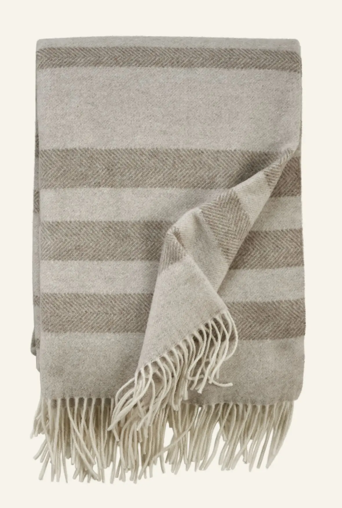Novel ullpledd beige