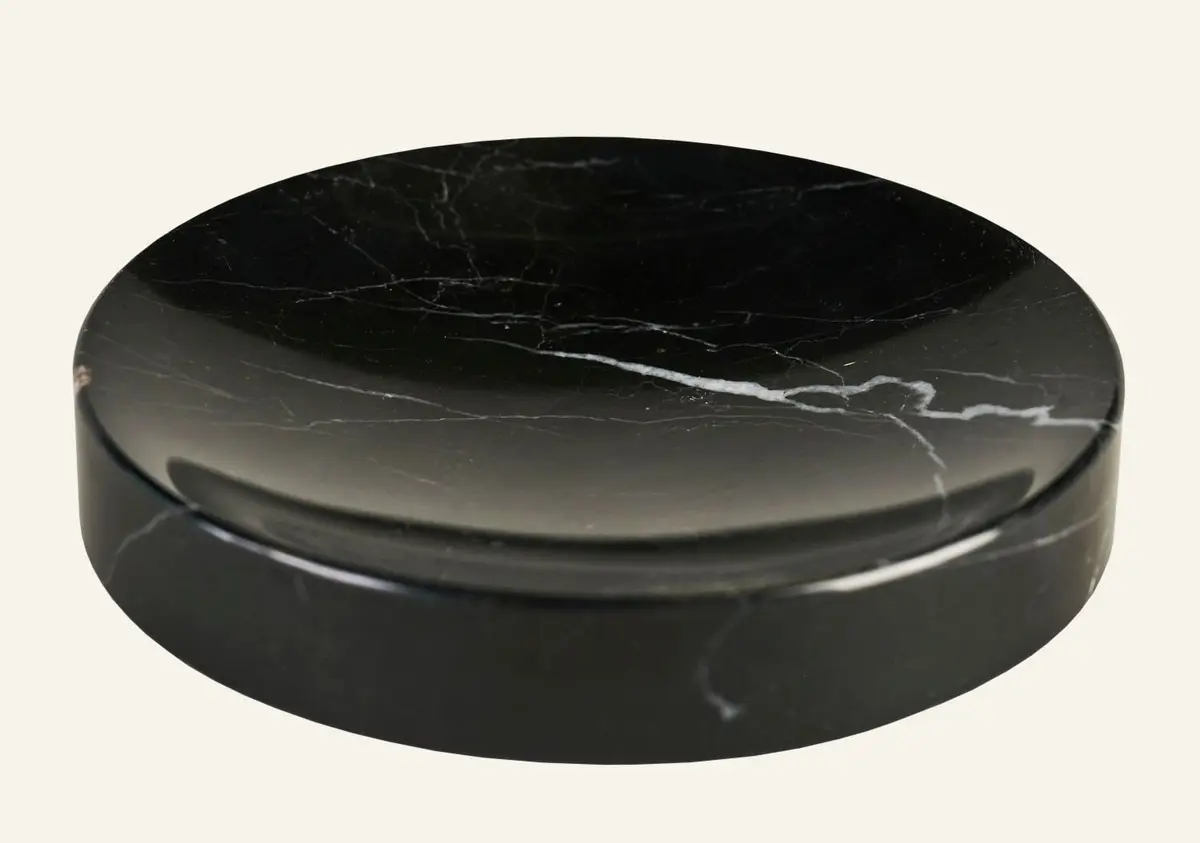 Black Marble såpeskål svart
