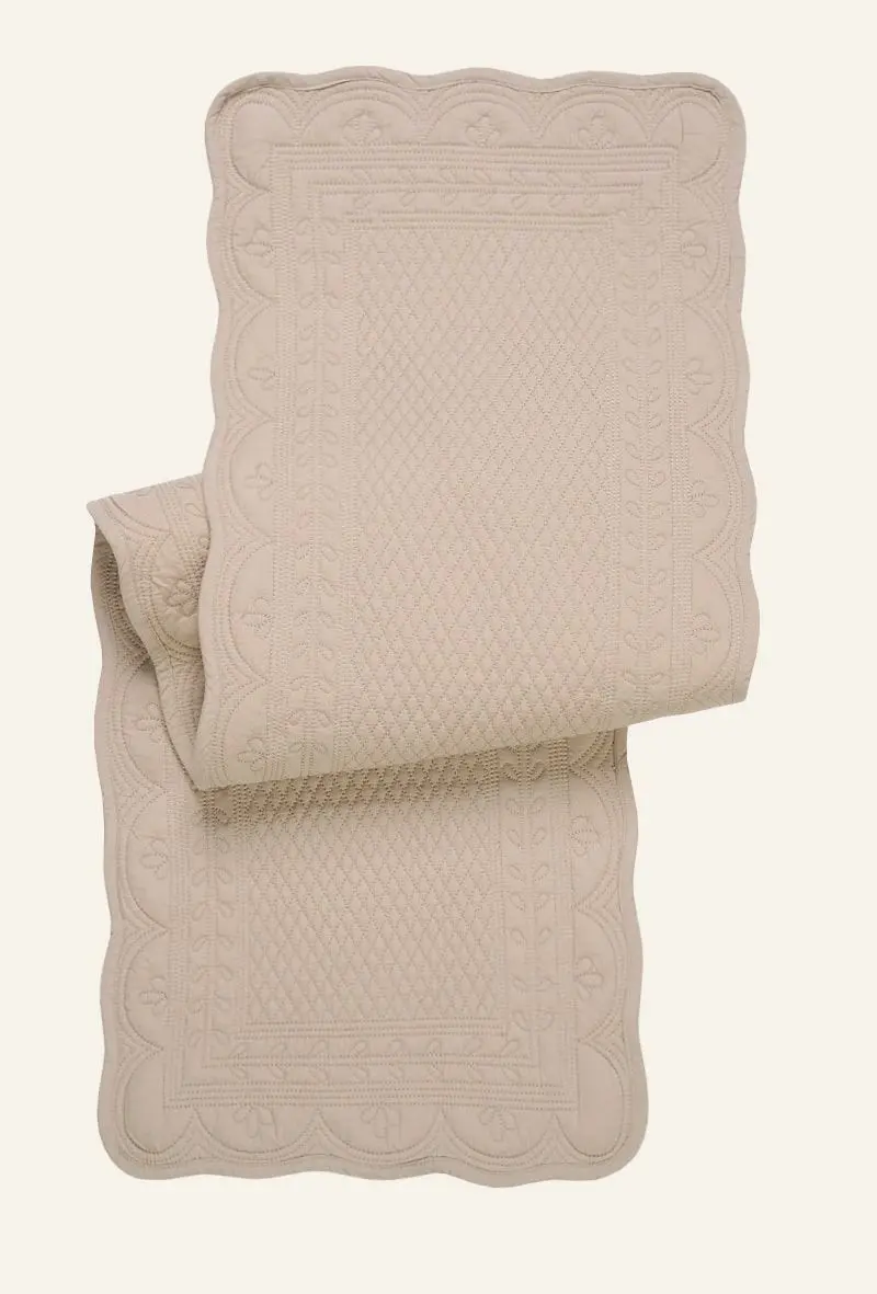 Scallop løper beige