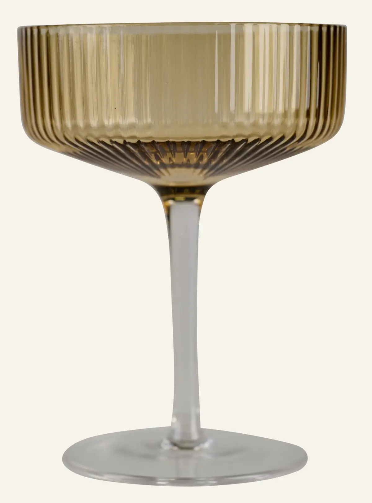 Olivia cocktailglass brun
