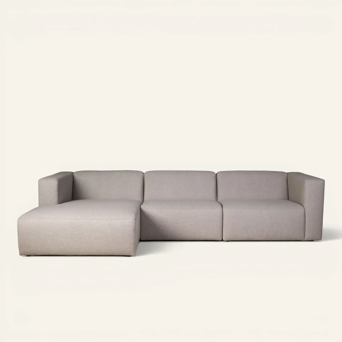 Juno modulsofa 3 deler sjeselong Venstre beige