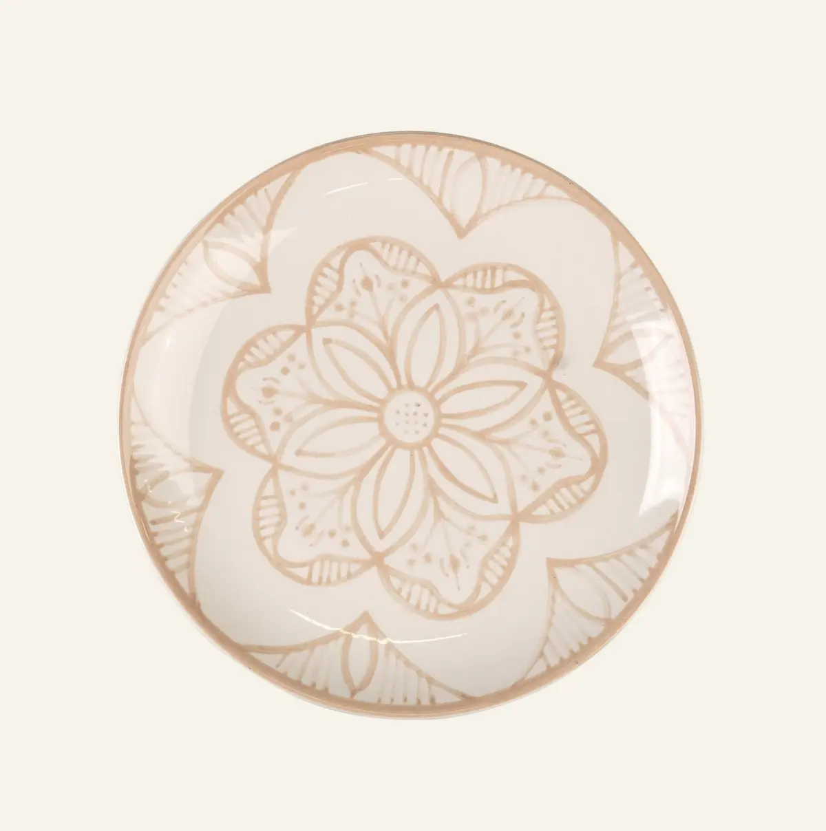 Atelier tallerken beige