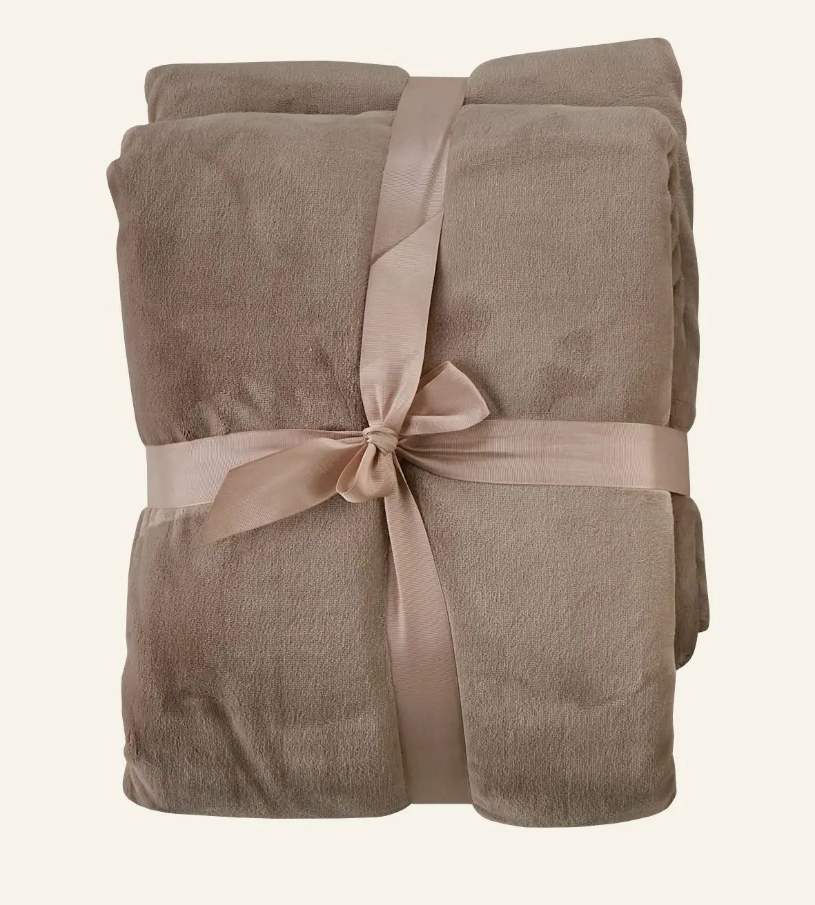 Ted fleecepledd taupe