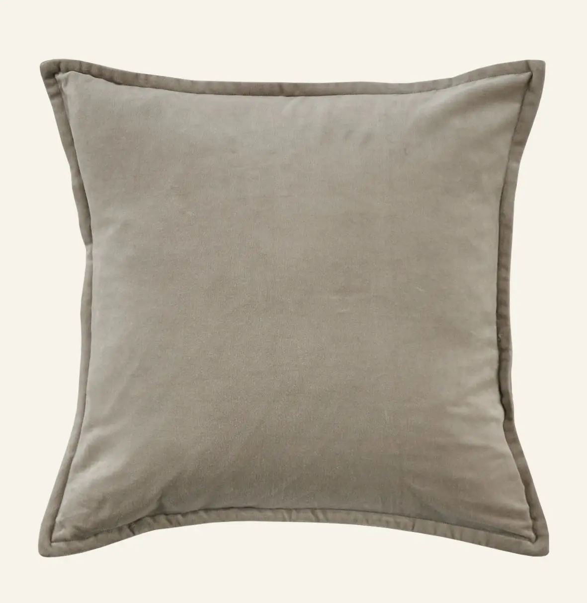 Andrea velour pynteputetrekk lys beige