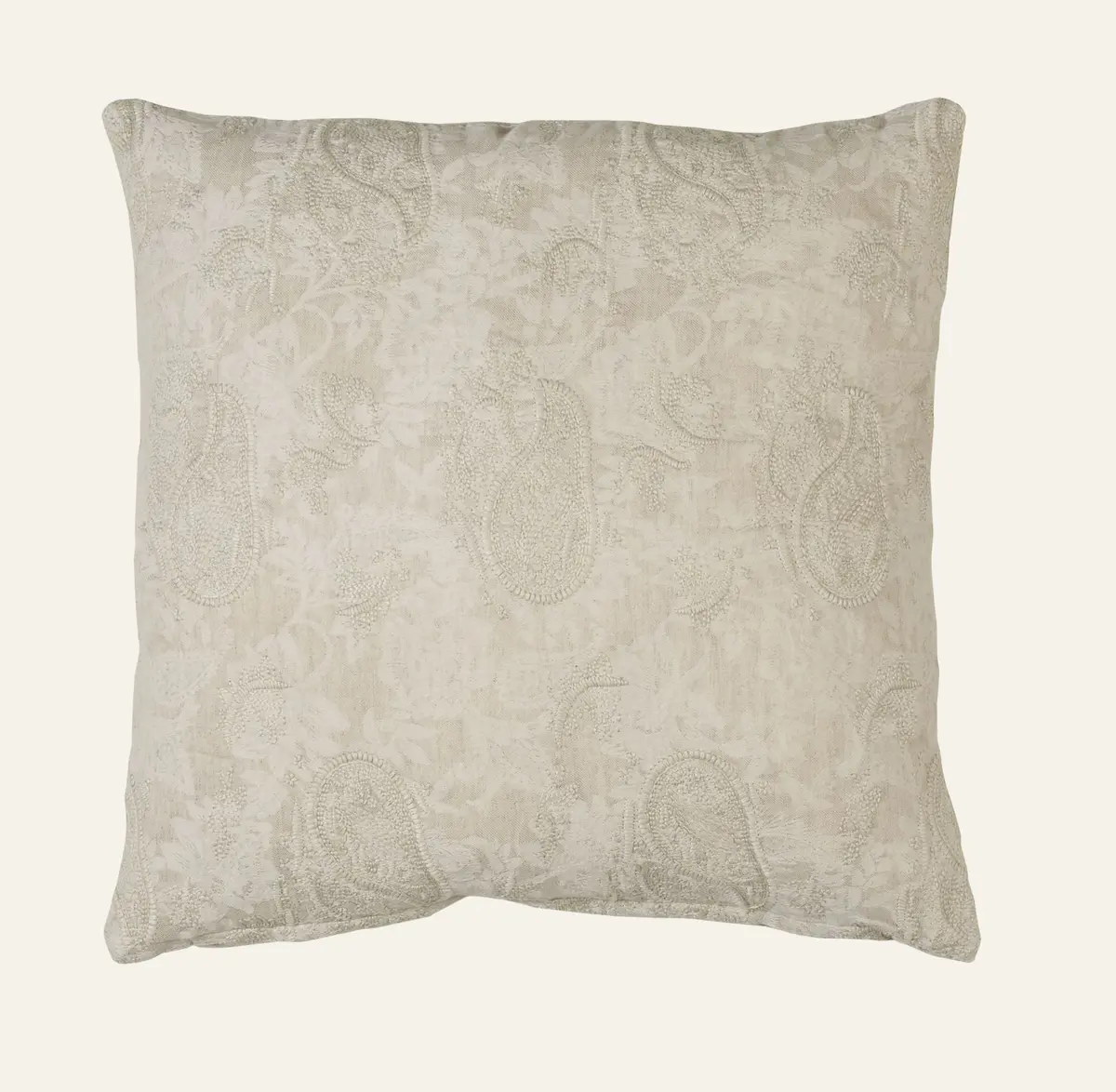 Paisley pynteputetrekk lys beige