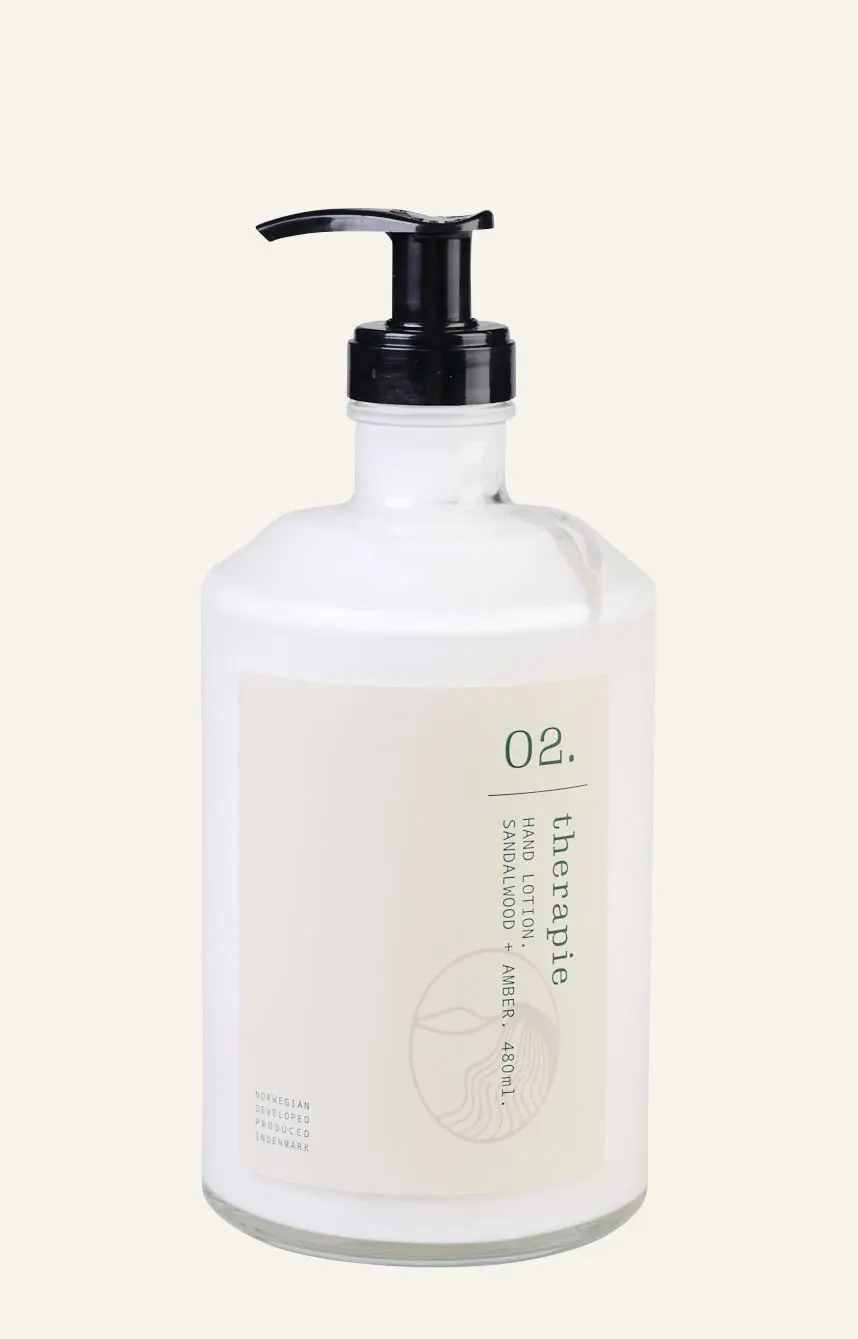 Therapie Sandalwood & Amber håndlotion transparent