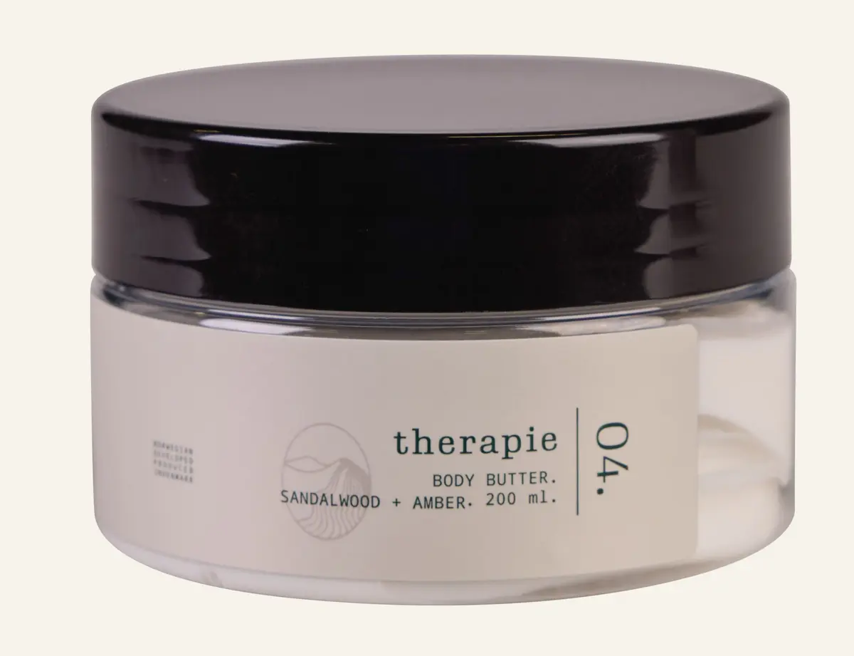 Therapie Sandalwood & Amber bodybutter transparent