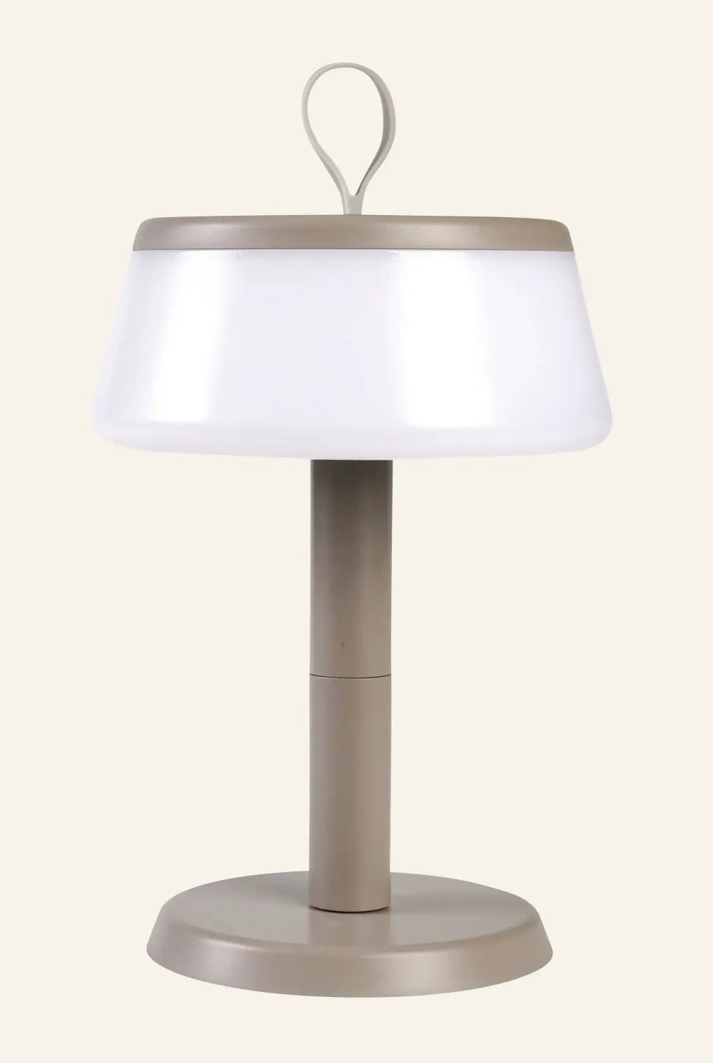 Elara led bordlampe taupe