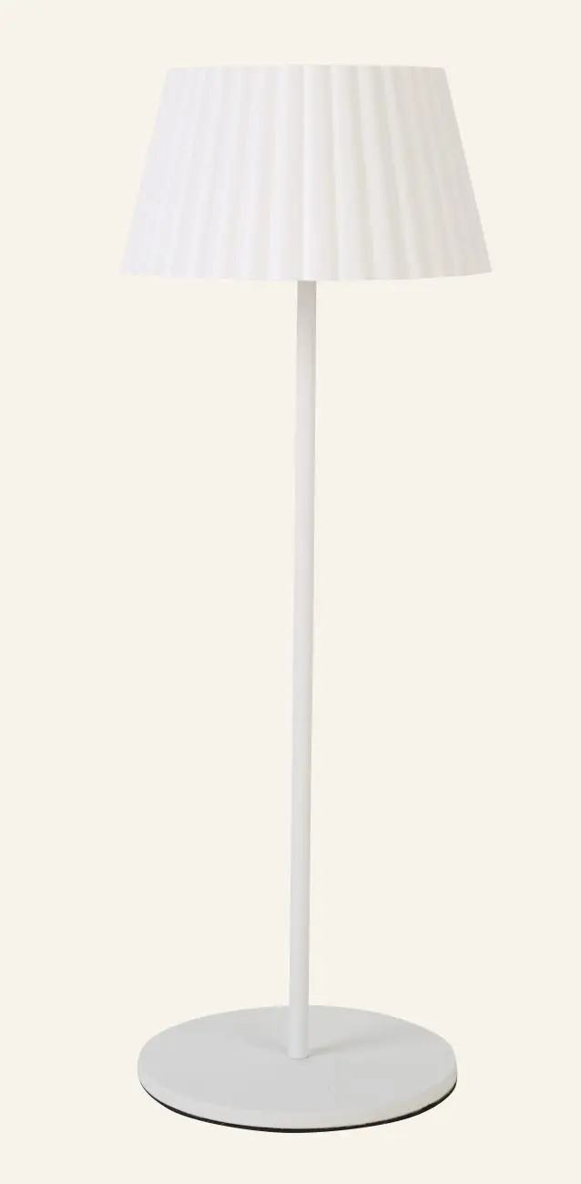Nymera led bordlampe hvit