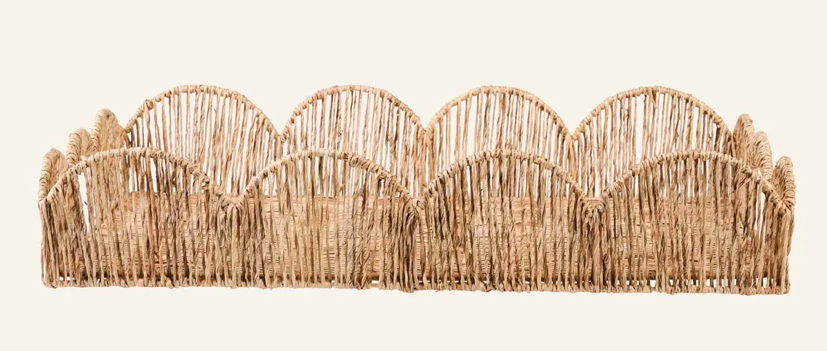 Scallop straw fat natur