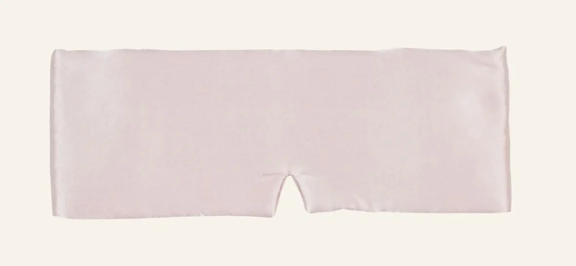 Silk sovemaske pudderrosa