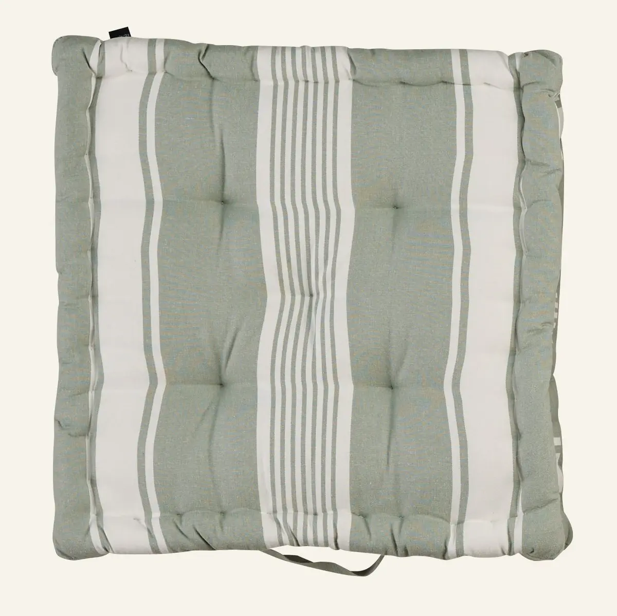 Capri stripe sittepute lindegrønn