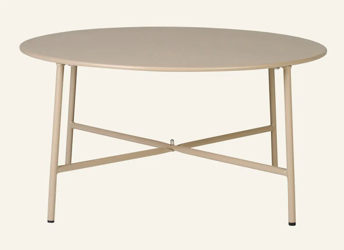 Adrian hagebord Mørk beige