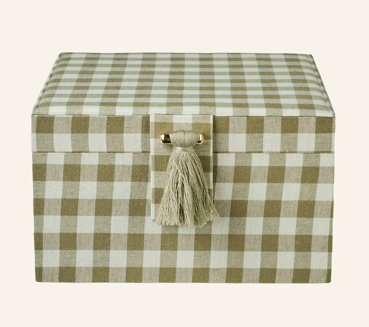 Della smykkeskrin olivengrønn
