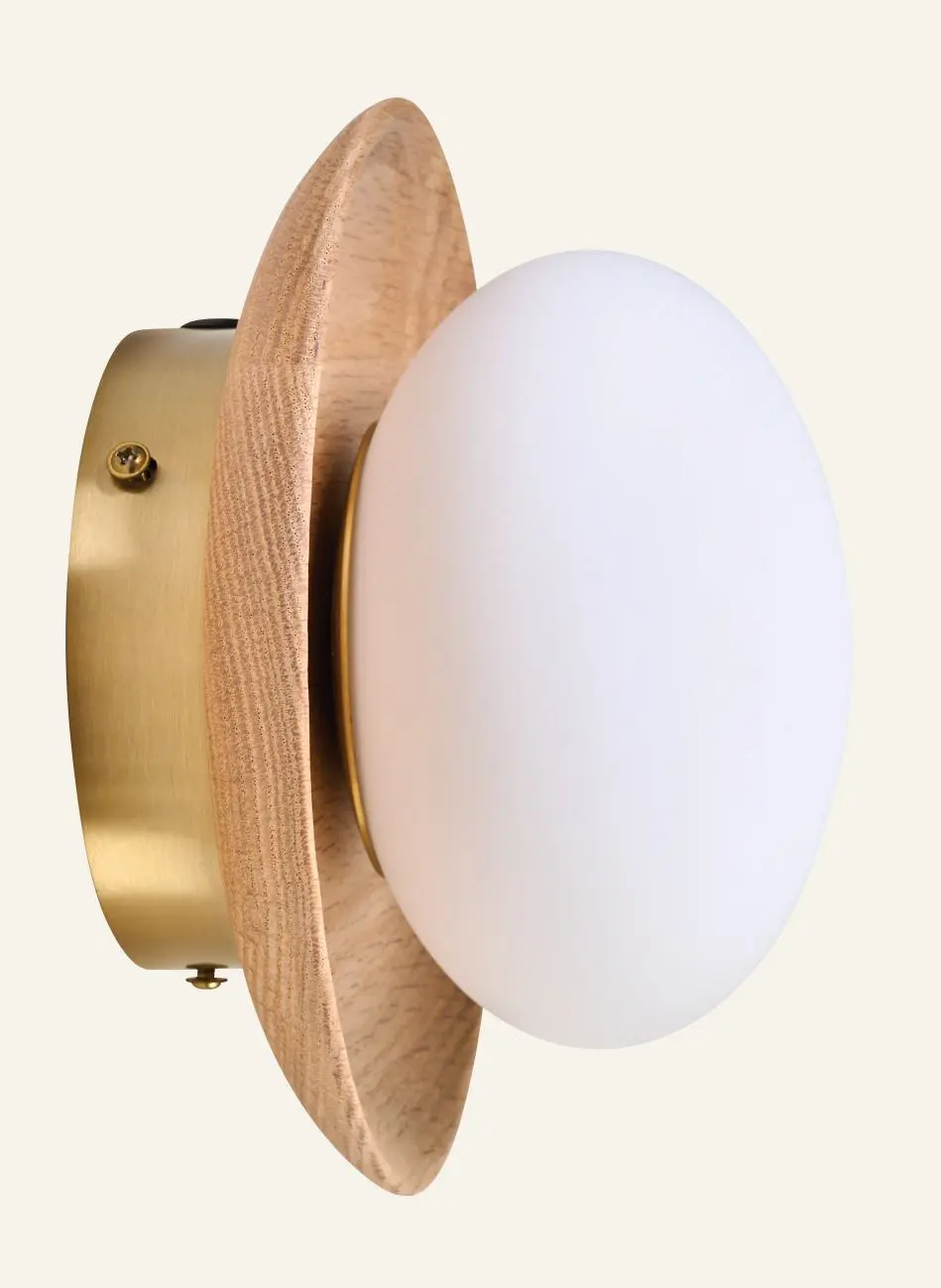 Sidra vegglampe natur