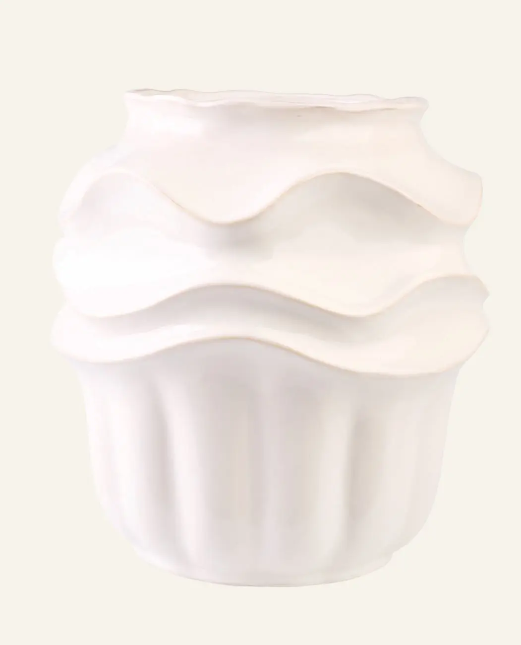 Soraya vase offwhite