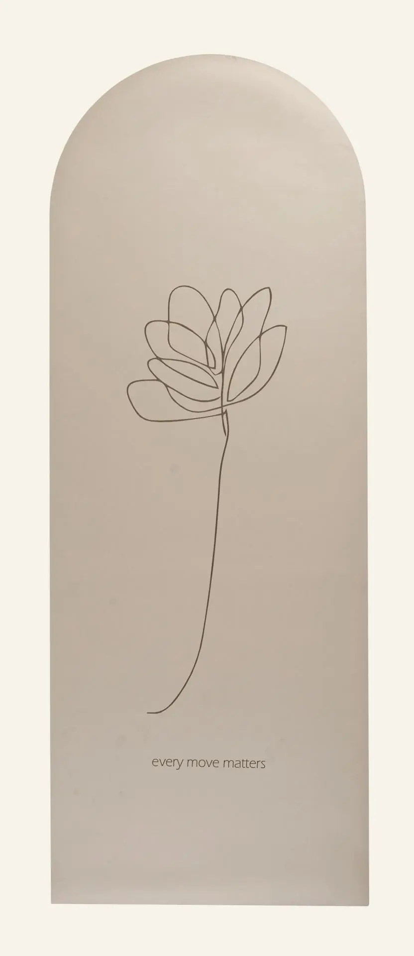 Flow yoga matte beige