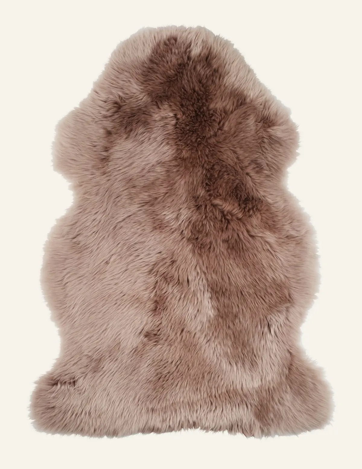 Longwool lammeskinn beige