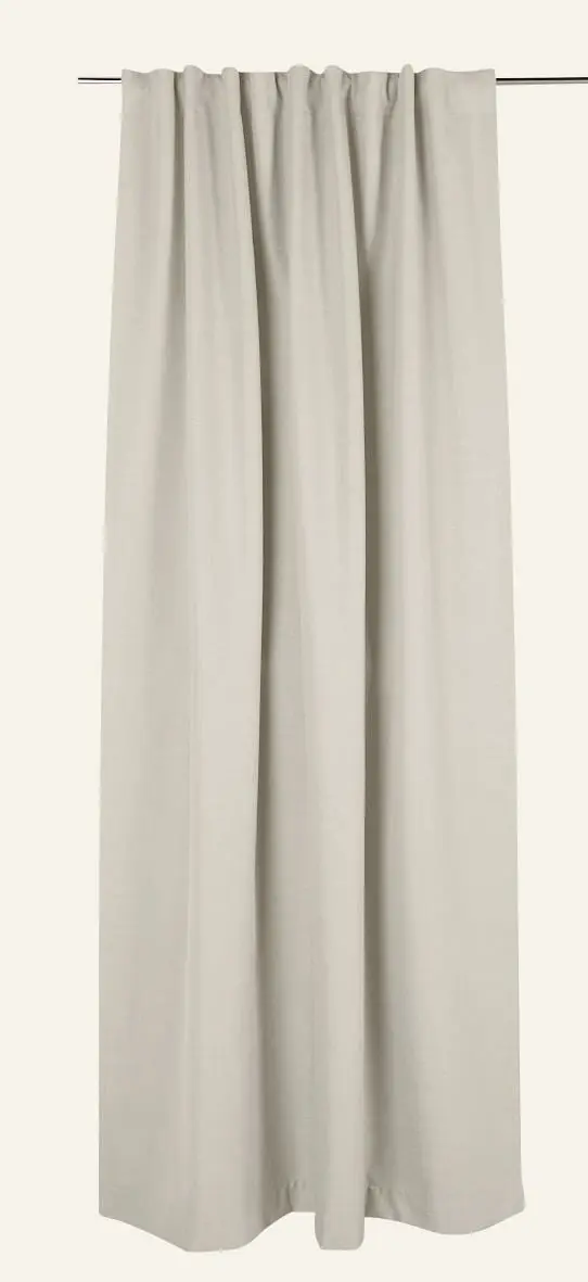 Anna lystett gardin offwhite