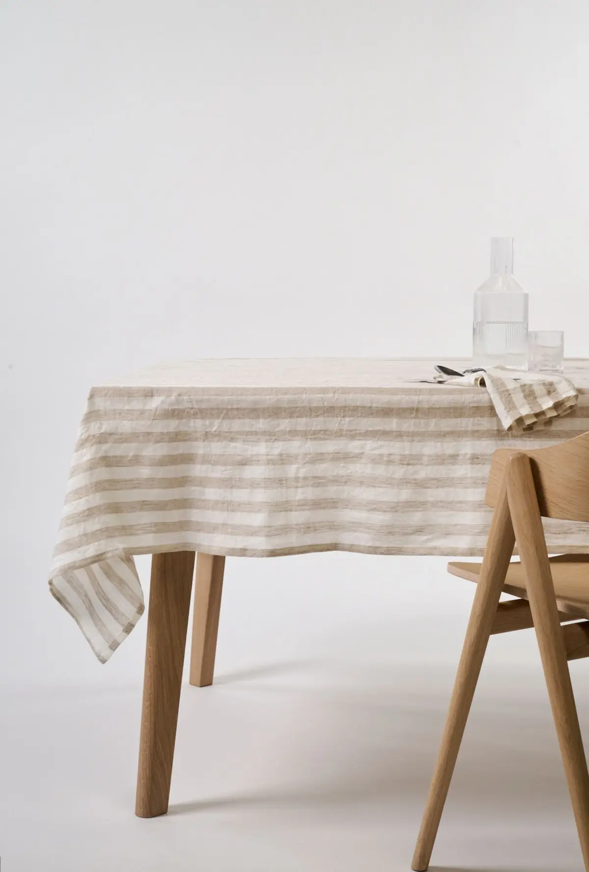 Atelier stripe linduk beige