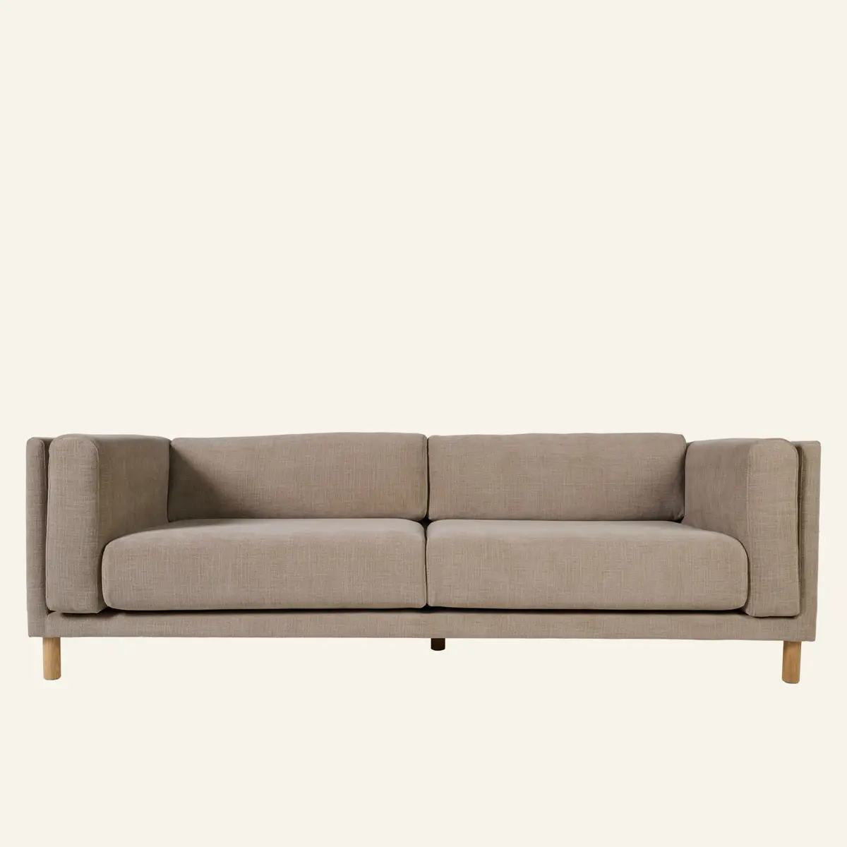 Because 3 seter sofa taupe
