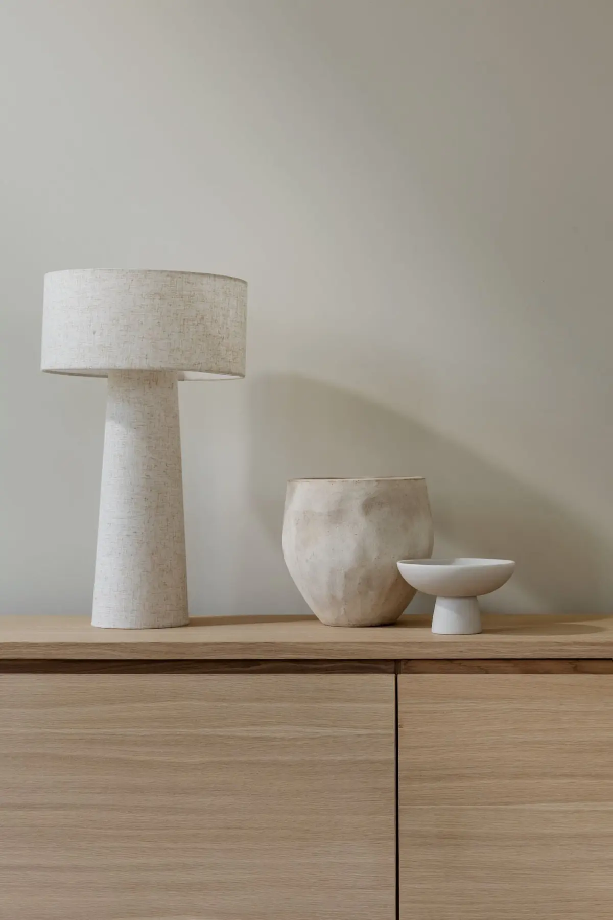 Eves bordlampe beige