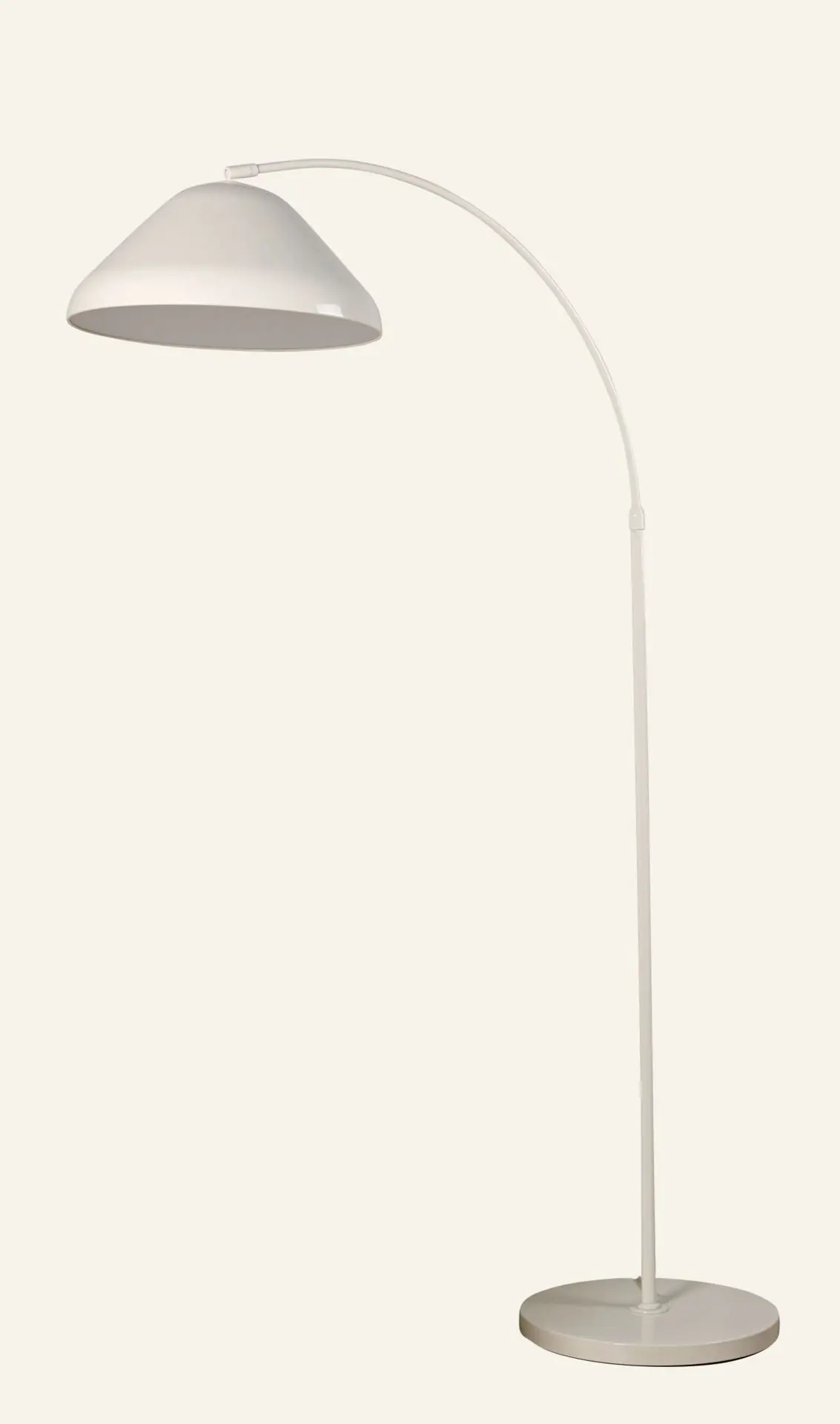 Julian gloss gulvlampe krem