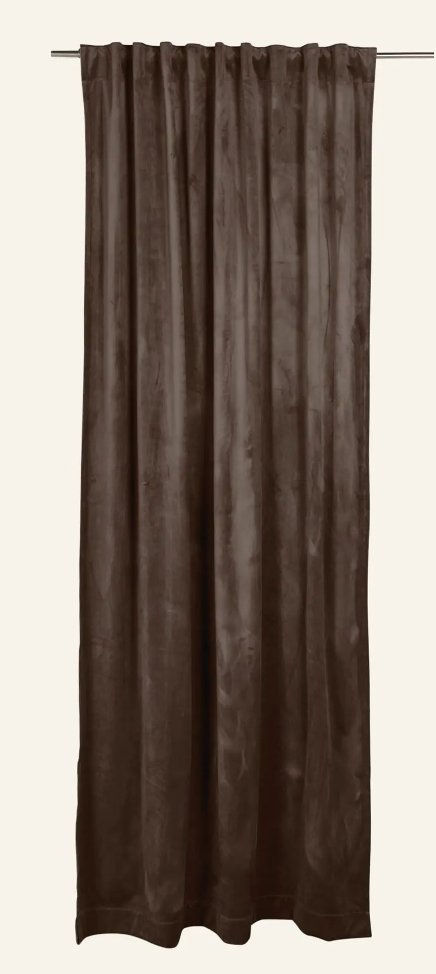 Mali velour gardin valnøtt