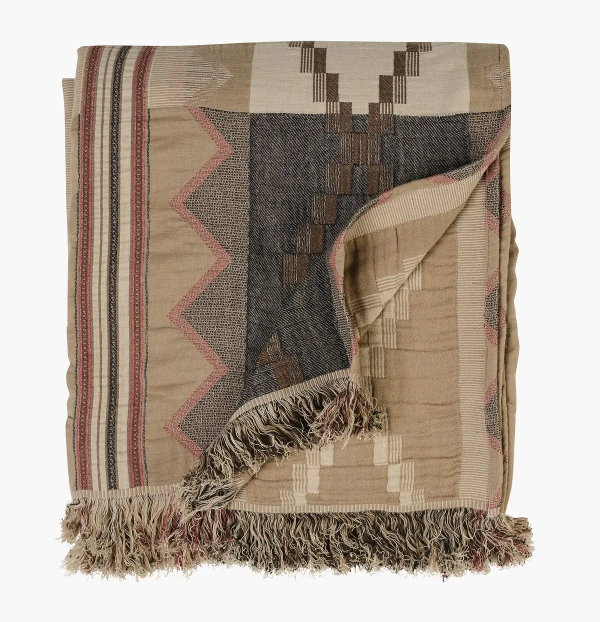 Navajo pledd multi brun