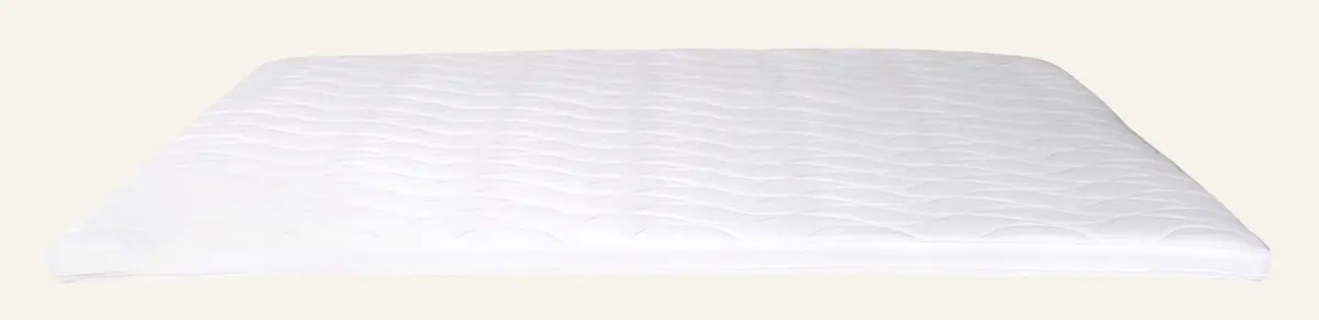 Premium overmadrass hvit