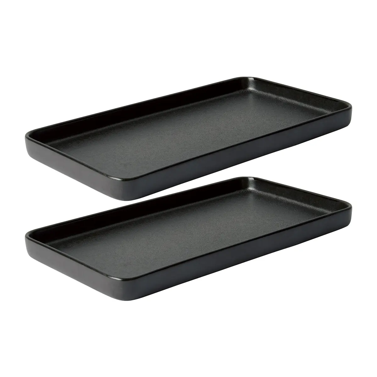 Raw fat 18x34 cm 2-stk., Titanium Black