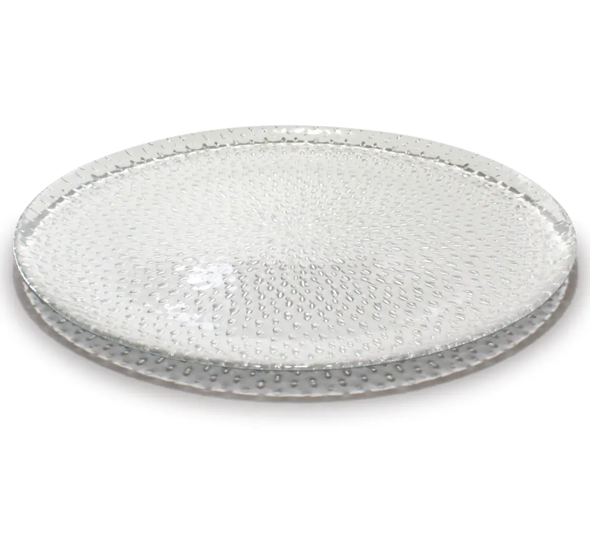 Raw serveringsfat glass, Klar