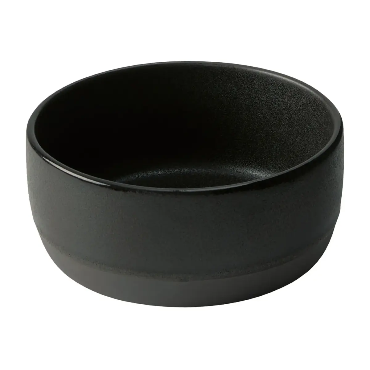 Raw skål Ø13,5 cm, Titanium black