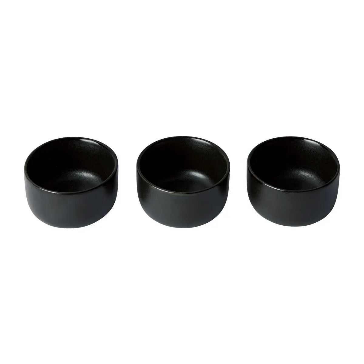 Raw skål mini Ø7,5 cm 3-stk., Titanium Black