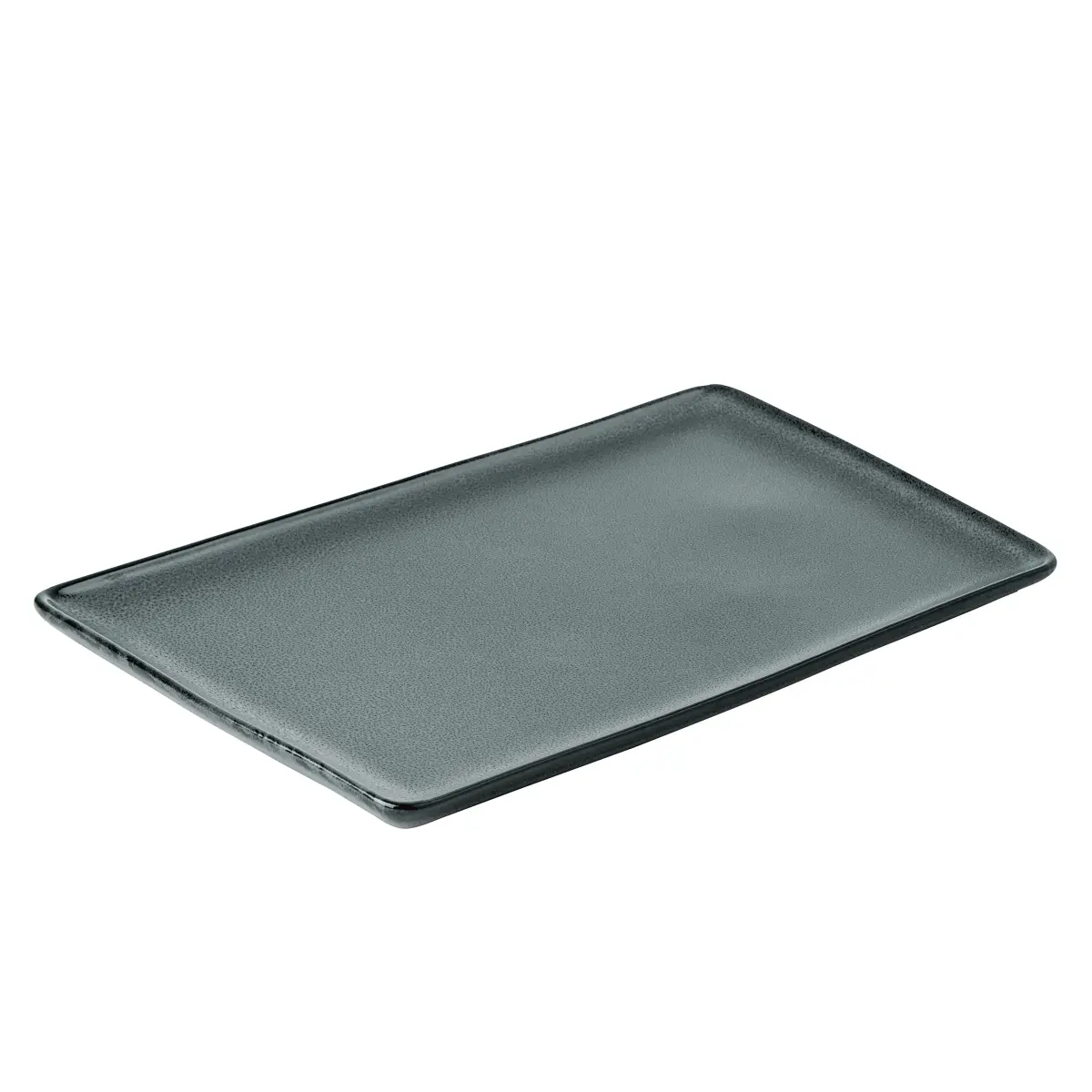 Raw tallerken 31,5x20 cm, Northern green