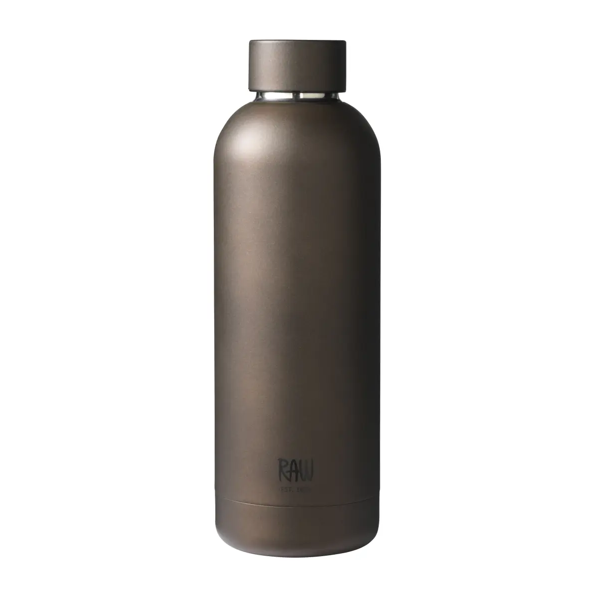 Raw termoflaske 0,5 l, Matt brun