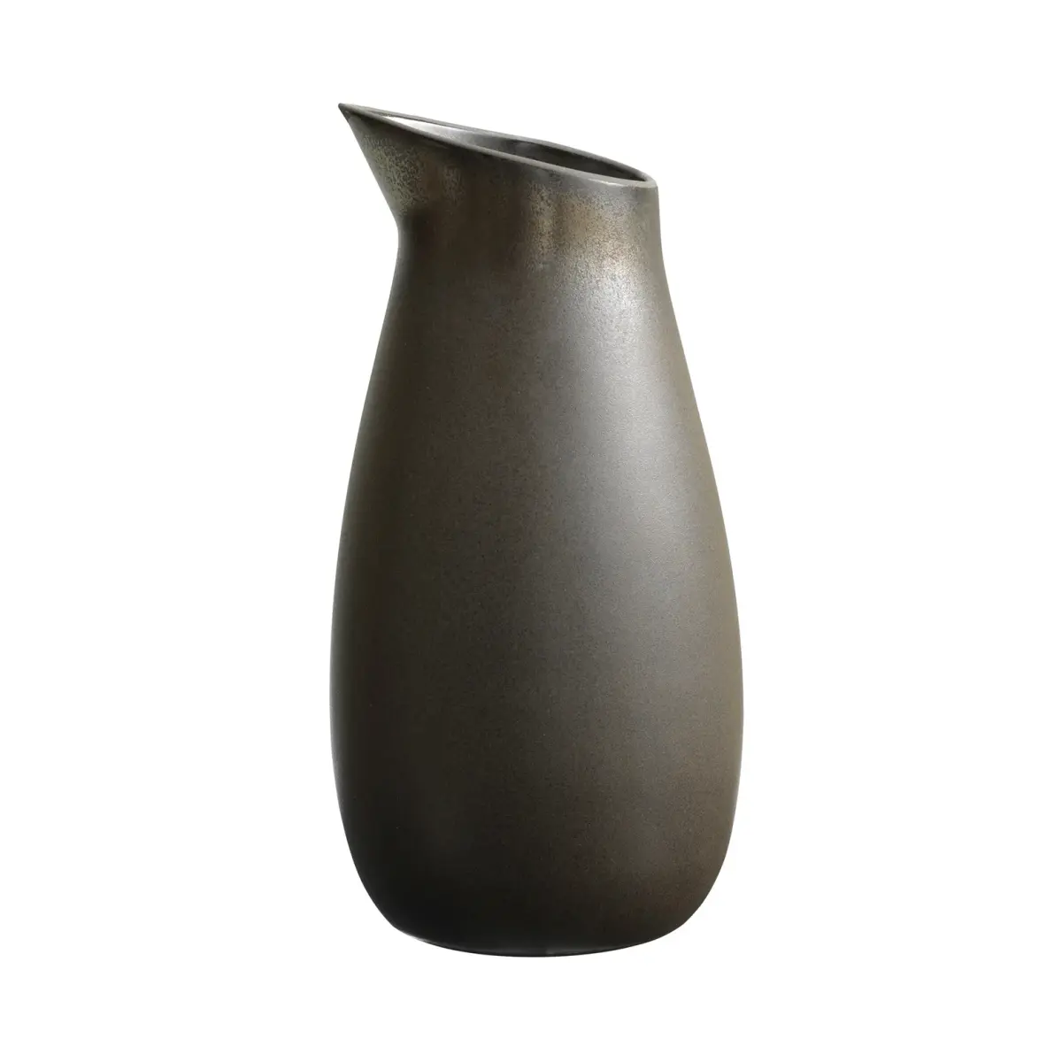 Raw vannkaraffel ikke-lassert keramikk 1,2 l, Metallic brown