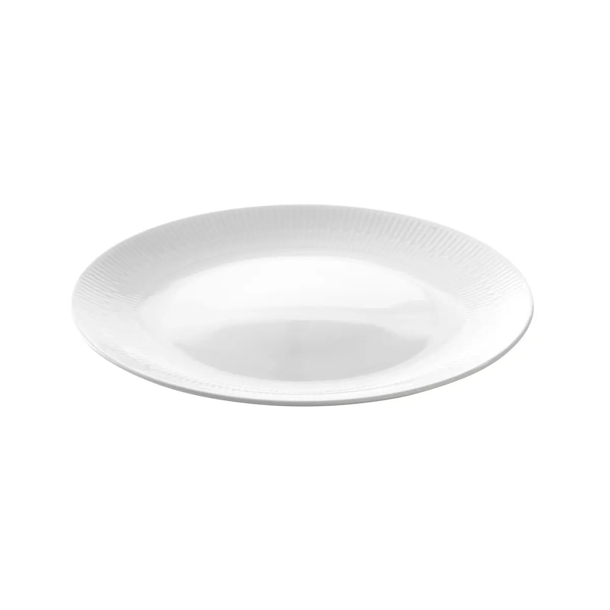 Relief serveringsfat Ø33 cm, Hvit