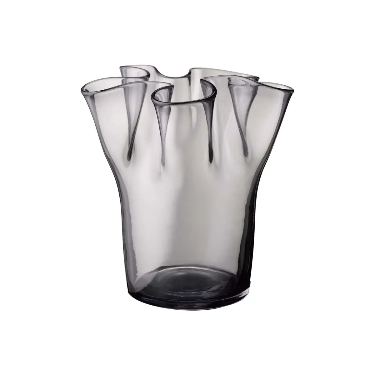 Tulip vase 20 cm, Smoke