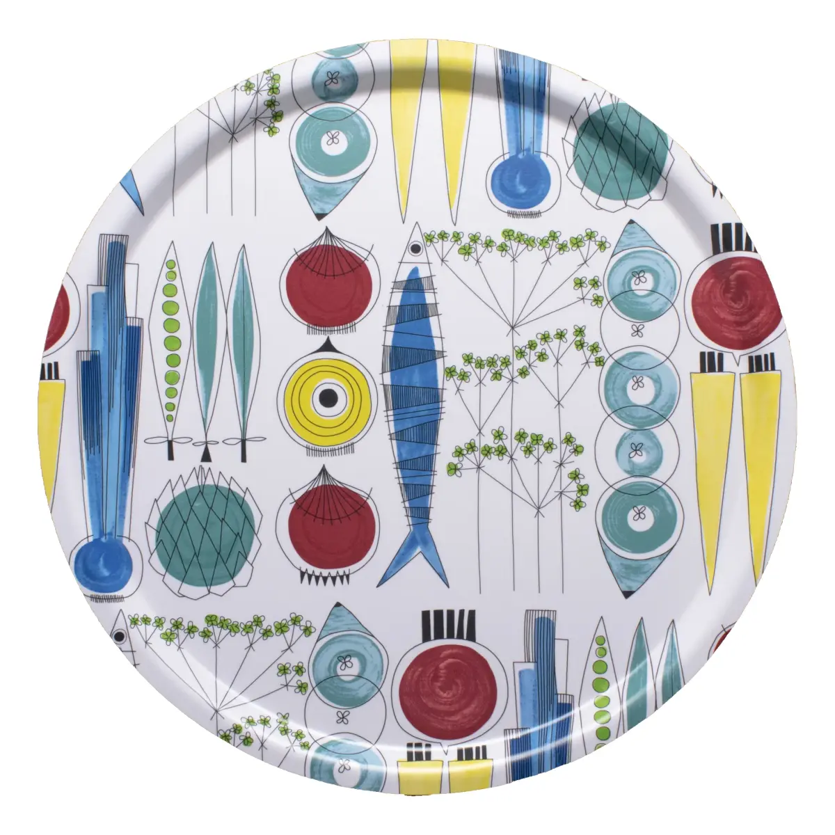 Picknick rundt brett Ø38 cm, Multi