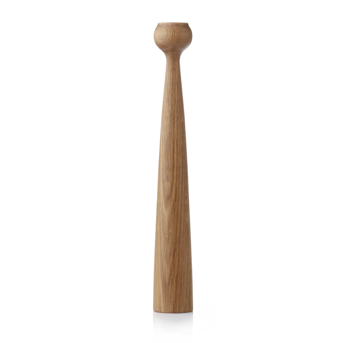 Blossom Tulip lysestake 33,5 cm, Oiled oak