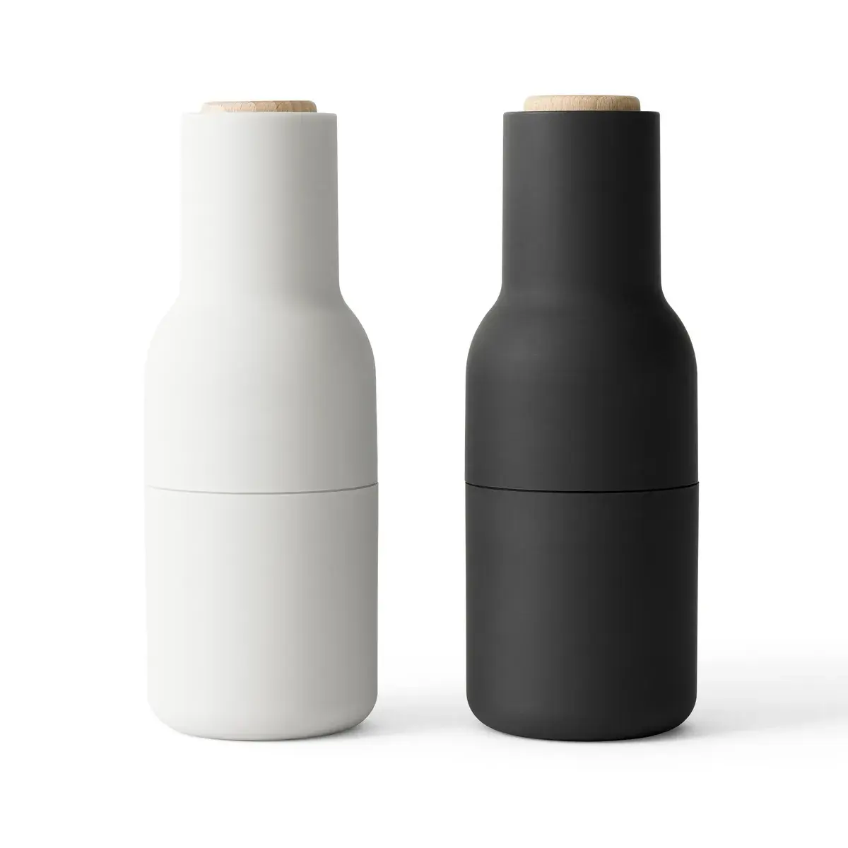 Bottle Grinder salt og pepperkvern, Ash-carbon (bøklokk)