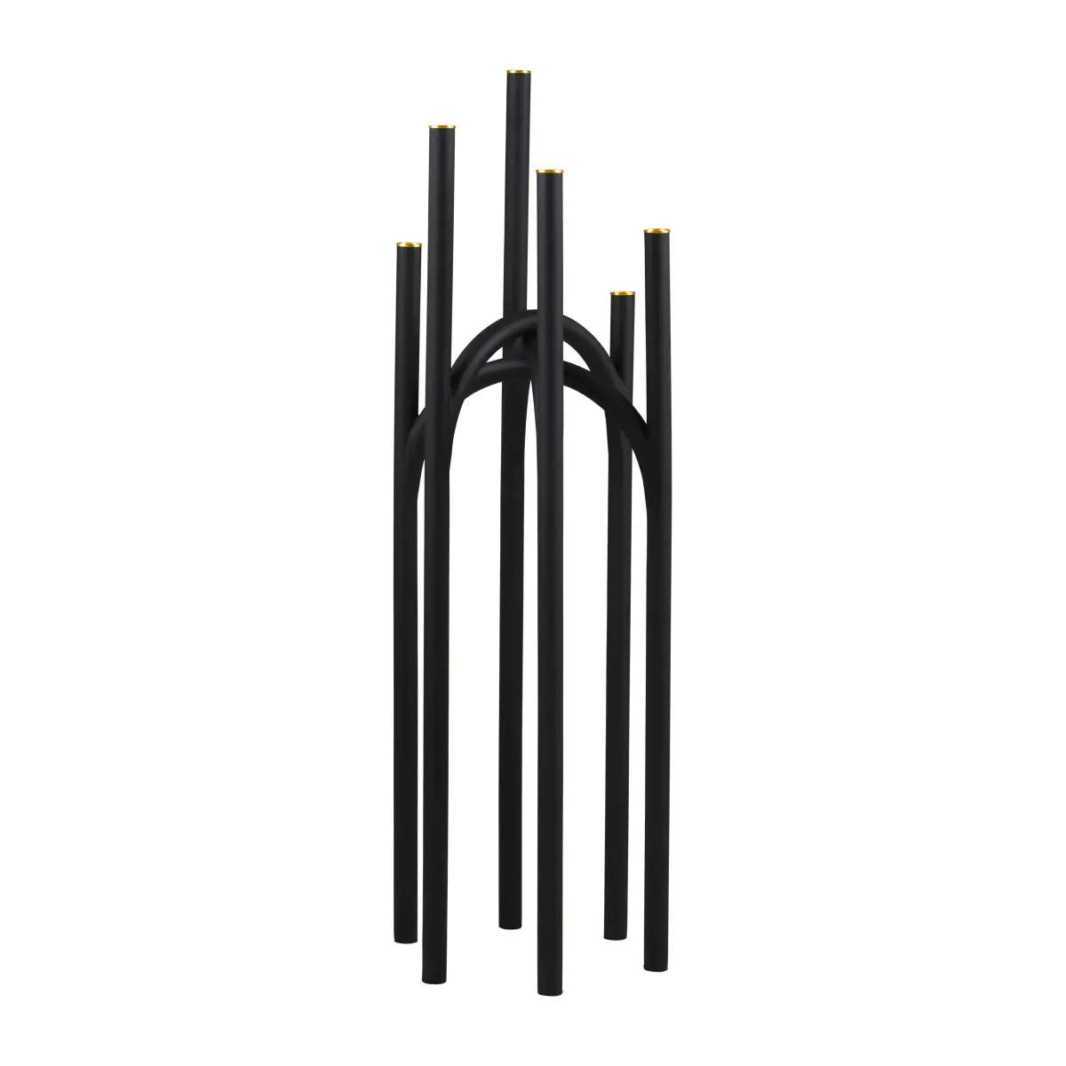 Angui lysestake 92 cm, Svart-gull