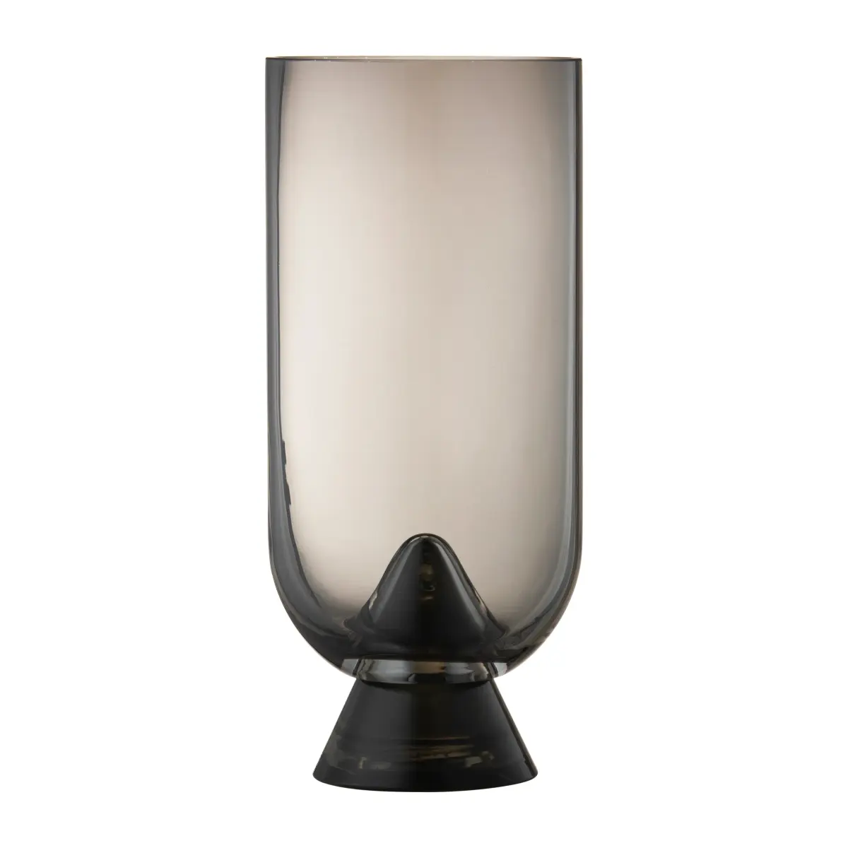 Glacies vase 38 cm, Svart