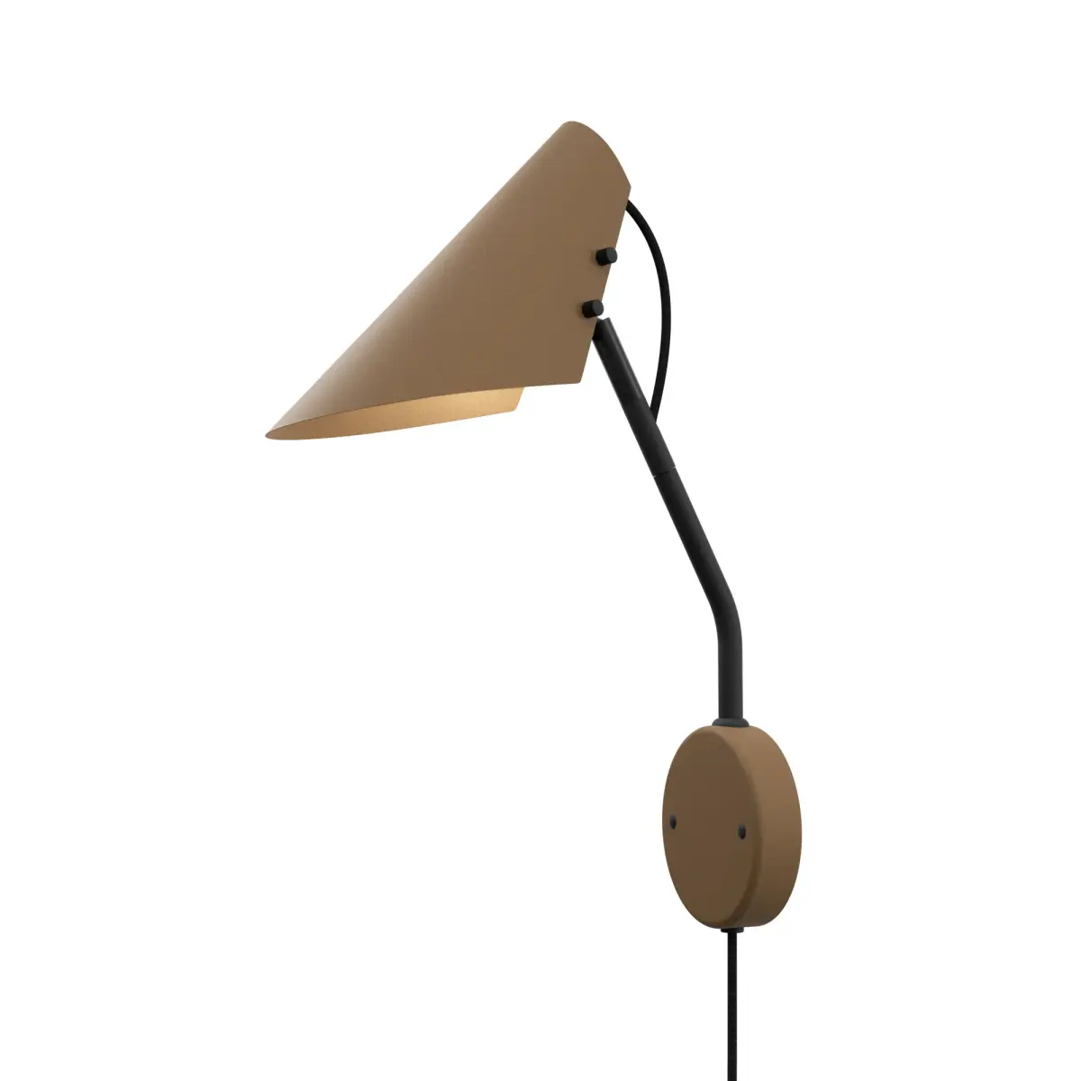 Vincent vegglampe, Sand-svart