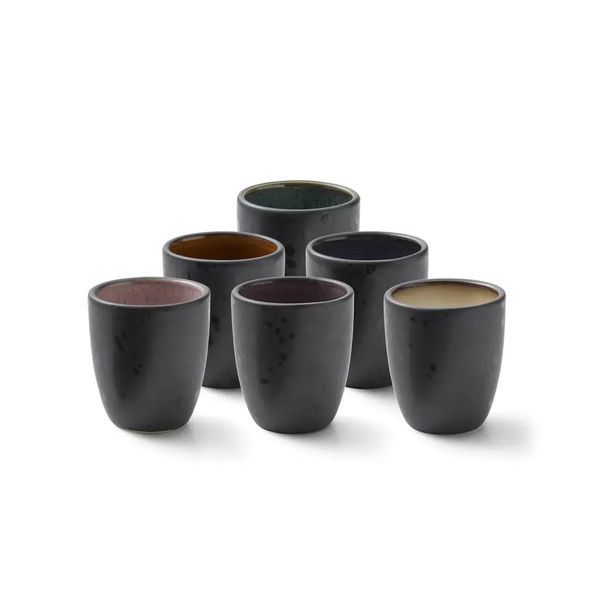 Bitz espressokopp 6 stk., Svart