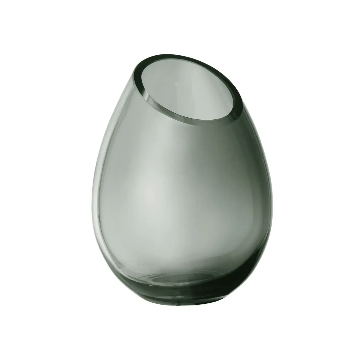 Drop vase liten, Smoke